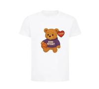 Kobe Bryant Bear Logo Kids T-Shirt - White / 4-5 years