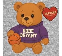 Kobe Bryant Bear Logo Men's Hoodie - Gray / 3XL