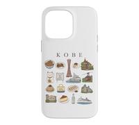 Kobe Japan Icons Cute Culture Travel Art Illustration Case for iPhone 14 Pro Max