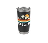 Kobe Japan Retro Vintage Stainless Steel Insulated Tumbler