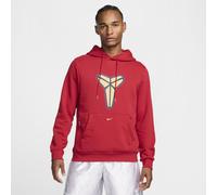 Kobe Men's Nike Dri-FIT Pullover Basketball Hoodie - Red - Polyester/Cotton XL