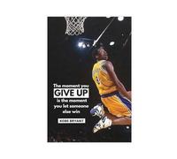 Kobe Poster Bryant Poster Motivational Quote Basketball 1 Canvas Poster Bedroom Decor Sports Landscape Office Room Decor Gift Unframe:24x36inch(60x90cm)