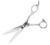 Kobe Professional Astro Cutting Scissors | Ergonomic Relaxed Grip Offset Handle | Japanese Steel Hollow Ground Semi-Convex Blade | Professional Salon Hair Shears | 6.0 Inch