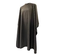 Kobe Professional Hairdressing Black Polka Dot Shimmer Gown - Water Resistant Salon Cape with Adjustable Neck