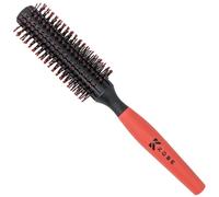 Kobe Professional Large Round Hair Brush and Quiff Roller for Men | 20mm 12-Row Dense Bristles | Comfort Ball-Tipped Pins, Non-Slip Grip, Anti-Static Volumising Styling Tool Barber Supplies
