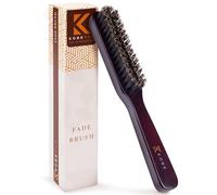 Kobe Professional Men's Beard and Fade Brush - Men’s Boar Bristle Hair Brush/Beard Brush - For Fading & Moustache Styling (Stewart)
