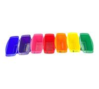 Kobe Professional Rainbow 7-piece hair Dye/Tint Bowls - Small Colorful Tint Bowl Set