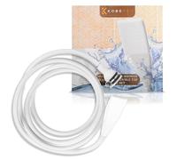 Kobe Single Tap Shower Attachment, Professional Shower Head and Extra Long Hose Set for Bath Taps - Secure Fit Clamp Included - Perfect Portable Shower/Portable Dog Shower - 3m Hose