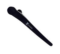 Kobe X-TRA Black Hairdresser's Sectioning Clips - Strong Grip for All Hair Types, Ideal for Long and Short Hair. Great for Styling