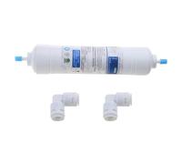 Kobeleen 10" T33 with 2 Fitting Water Purifier Inline Coconut Carbon Post Water Filter 5 micron Carbon Filter for Water Purifier