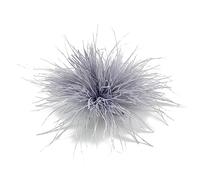 Kobeleen Feather Brooch - Black - Ostrich Feathers - Vintage Style - Unisex - Accessory Pin
