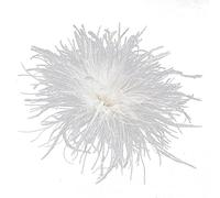 Kobeleen Feather Brooch Feathers Corsages Cloth Decorations Ostrich Feather Material Brooch Pins Feather Lapel Pins for Woman Men