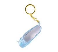 Kobeleen Mini Ballet Shoes Keychain Pointe Shoes Keyrings Handmade Pointe Shoe Charm Bag Penddant Gift for Dance Lovers