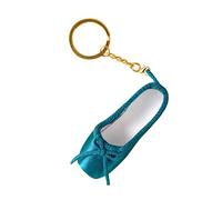 Kobeleen Mini Ballet Shoes Keychain Pointe Shoes Keyrings Handmade Pointe Shoe Charm Bag Penddant Gift for Dance Lovers