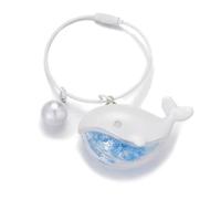 Kobeleen Whale Keychain Marine Life Animal Keychains for Car Bag Keyring Personality Key Chain Charm Jewelry Valentines Day Gift