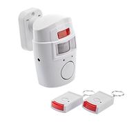 Kobert Goods, wireless house alarm with motion sensor, as break-in protection home security with 2 infra-red remote controls, 8-metre range, 105 degree angle detection range and 105 db siren