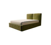 Koble Olivia 3 Drawer Kingsize Storage Bed Frame - Green