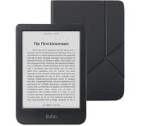 Kobo Clara BW Black eReader & Black SleepCover Bundle | 6” Glare-Free Touchscreen with ComfortLight PRO | Dark Mode Option | Waterproof | Built-in-2-Way Stand Cover