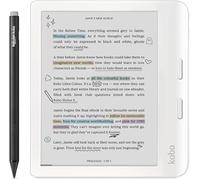 Kobo Libra Colour eReader (White with Stylus), 7” Glare-Free Colour E Ink Kaleido™ 3 Display, Dark Mode Option, Audiobooks, Waterproof