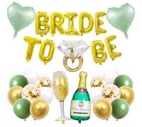 KOBOKO Bride to Be Decorative Balloons Green