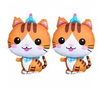 Koboko Pack of 2 Cat Decorative Balloons Birthday XXL Foil Balloon Animals