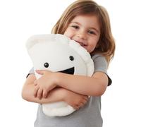 KOBONA Dumpling Plush Pillow, Dumpling Decorative Throw Pillow, Plush Dumplings Squishy Doll, Funny Foods Soup Stuffed Plushies Toys for Dump-ling Lovers and Fans