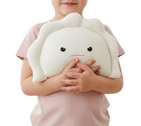 KOBONA Dumpling Plush Pillow, Dumpling Decorative Throw Pillow, Plush Dumplings Squishy Doll, Funny Foods Soup Stuffed Plushies Toys for Dump-ling Lovers and Fans