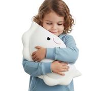 KOBONA Dumpling Plush Pillow, Dumpling Decorative Throw Pillow, Plush Dumplings Squishy Doll, Funny Foods Soup Stuffed Plushies Toys for Dump-ling Lovers and Fans