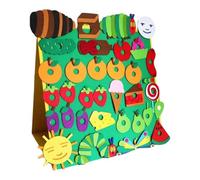 KOBONA Hungry Toy English Picture Books Teaching Aids Felt Interactive Teaching Preschool Arts and Crafts