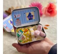 KOBONA Little Pocket Bunny: Pocket Bunnies in Tin Box, Easter Mini Plush Bunny Play Set, Easter Basket Stuffer, DIY Pet Tin Bunny Adoption, Emotional Support Rabbit for Family and Friends