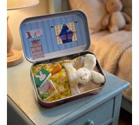 KOBONA Little Pocket Bunny: Pocket Bunnies in Tin Box, Easter Mini Plush Bunny Play Set, Easter Basket Stuffer, DIY Pet Tin Bunny Adoption, Emotional Support Rabbit for Family and Friends