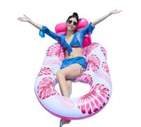 KOBONA Pool Float Pool Floating Bed Comfortable Pool Float Lounger with Cup Holder Water Floating Recliner for Swimming Pool Lake