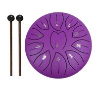 KOBONA Rain Drum for Garden Outside, 6 Inch 11 Notes Steel Tongue Drum with Bag/Music Book/Mallets/Finger Picks, Ethereal Chakra Drum Percussion Instruments for Meditation Yoga Zen