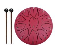KOBONA Rain Drum for Garden Outside, 6 Inch 11 Notes Steel Tongue Drum with Bag/Music Book/Mallets/Finger Picks, Ethereal Chakra Drum Percussion Instruments for Meditation Yoga Zen