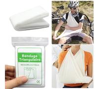 KOBONA Triangular Medical Bandage Non-Woven Triangular First Aid Bandage Medical Dressing Bandage for Fracture Fixation