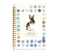 KOBONA Watercolor Workbook, Beginner Watercolor Painting Kit - Easy Nature Scenes Paint Set, Watercolour Workbook Art Crafting Painting Supplies for Thanksgiving Easter Christmas
