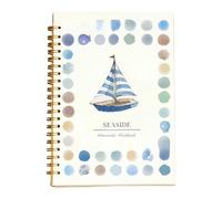 KOBONA Watercolor Workbook, Beginner Watercolor Painting Kit - Easy Nature Scenes Paint Set, Watercolour Workbook Art Crafting Painting Supplies for Thanksgiving Easter Christmas