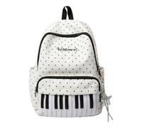 KOBONA Y2K Polka Dot Backpack Piano Key Backpacks for Women