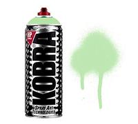 KOBRA HP High Pressure Spray Paint 400ml Can - Professional Grade 100% Acrylic Formula with Matte Finish for Graffiti, Street Art, Crafts & Multi-Surface Use (1020 Menta)