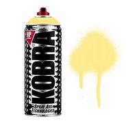 KOBRA HP High Pressure Spray Paint 400ml Can - Professional Grade 100% Acrylic Formula with Matte Finish for Graffiti, Street Art, Crafts & Multi-Surface Use (410 Parmesan)
