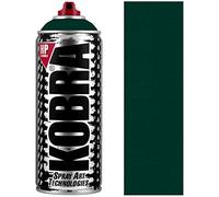 KOBRA HP High Pressure Spray Paint 400ml Can - Professional Grade 100% Acrylic Formula with Matte Finish for Graffiti, Street Art, Crafts & Multi-Surface Use (1140 Deepwater)
