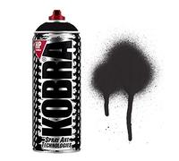 KOBRA HP044 400ml Aerosol Spray Paint - Matt Black
