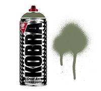 KOBRA HP High Pressure Spray Paint 400ml Can - Professional Grade 100% Acrylic Formula with Matte Finish for Graffiti, Street Art, Crafts & Multi-Surface Use (1220 Raffaello)