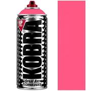 KOBRA HP High Pressure Spray Paint 400ml Can - Professional Grade 100% Acrylic Formula with Matte Finish for Graffiti, Street Art, Crafts & Multi-Surface Use (5010 Light Magenta)
