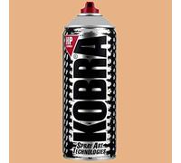 KOBRA HP High Pressure Spray Paint 400ml Can - Professional Grade 100% Acrylic Formula with Matte Finish for Graffiti, Street Art, Crafts & Multi-Surface Use (730 Siena Medium)