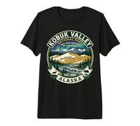 Kobuk Valley National Park Alaska Vintage Sand Dunes Emblem Premium T-Shirt