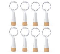 KOBWA Bottle Lights with Cork, USB Rechargeable Wine Bottle Light Battery Operated Jars Fairy Lights, 2025 Upgraded String Lights for Xmas Decorations