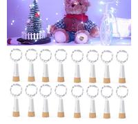 KOBWA Bottle Lights with Cork, USB Rechargeable Wine Bottle Light Battery Operated Jars Fairy Lights, 2025 Upgraded String Lights for Xmas Decorations
