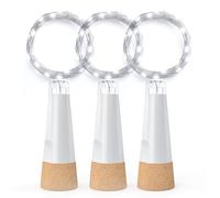 KOBWA Bottle Lights with Cork, USB Rechargeable Wine Bottle Light Battery Operated Jars Fairy Lights, 2025 Upgraded String Lights for Xmas Decorations