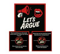 Kocak Gold Let's Argue Card Game - Debate Conversation Starter for Adults